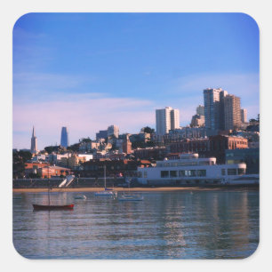 Adesivo Quadrado Skyline São Francisco nº 6 Stickers