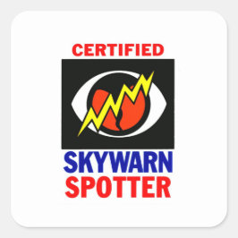 Adesivo Quadrado SkyWarn