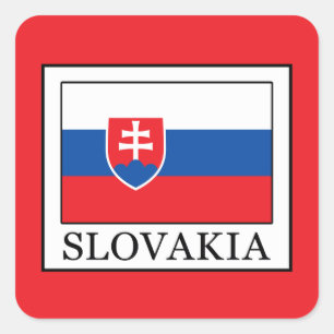Adesivo Quadrado Slovakia