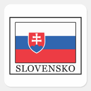 Adesivo Quadrado Slovensko