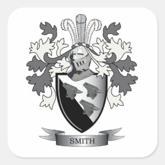 Adesivo Quadrado Smith Family Crest Casaco de Armas