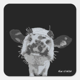 Adesivo Quadrado Snoot Boop, Animal