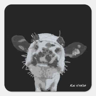 Adesivo Quadrado Snoot Boop, Animal