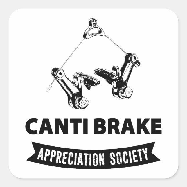Adesivo Quadrado Sociedade de Apreciação de Canti Brake (Frente)