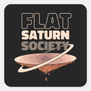 ADESIVO QUADRADO SOCIEDADE DE SATURN FLAT