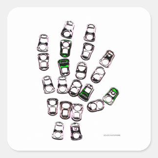 Adesivo Quadrado Soda pode puxar a mão