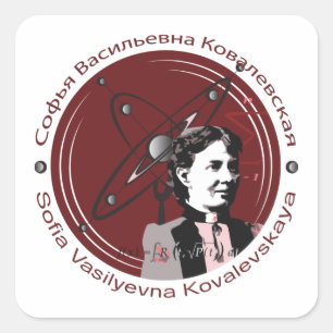 Adesivo Quadrado Sofia Kovalevskaya Praça