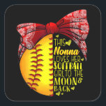 Adesivo Quadrado Softball Gift Nonna Pitcher Catcher Girls Lovers<br><div class="desc">Softball Gift Nonna Pitcher Catcher Girls Lovers</div>