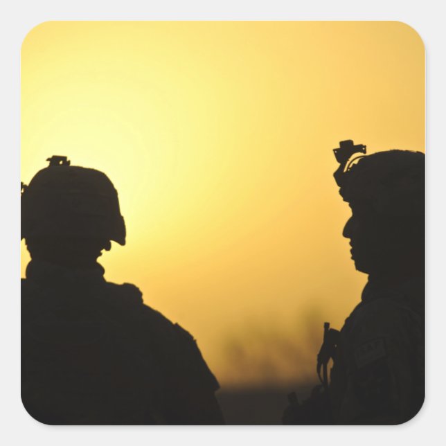 Adesivo Quadrado soldados (Frente)