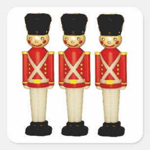 Adesivo Quadrado Soldados de Brinquedo Londres Inglaterra