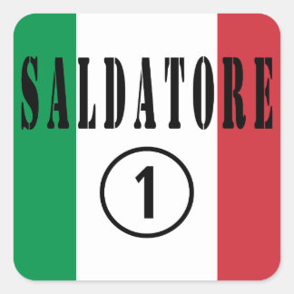 Adesivo Quadrado Soldados Italianos : Saldatore Numero Uno