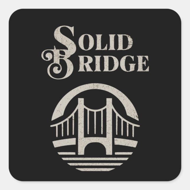 ADESIVO QUADRADO SOLID BRIDGE (Frente)