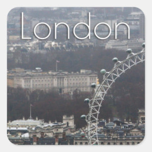 Adesivo Quadrado Solte a sua imaginação! Buckingham Palace Millenni