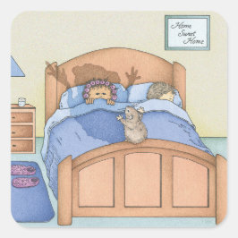 Adesivo Quadrado Sombra de Hamster