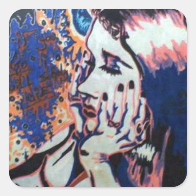 Adesivo Quadrado Somos Stickers Acorrentados (Frente)