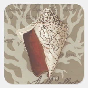 Adesivo Quadrado Soneto de praia IV