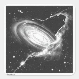 Adesivo Quadrado Sonhos de Tinta Celestial