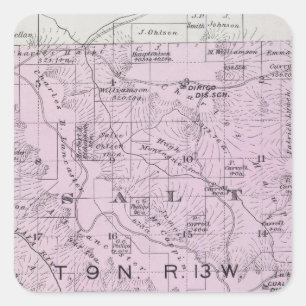 Adesivo Quadrado Sonoma County, Califórnia 20