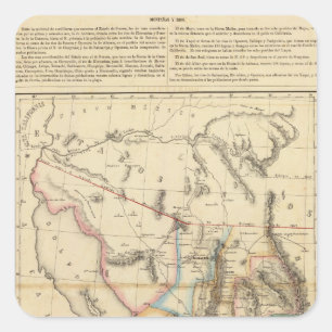 Adesivo Quadrado Sonora, México