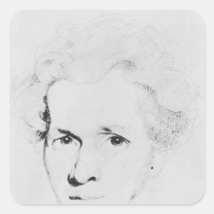 Adesivo Quadrado Soren Aabye Kierkegaard