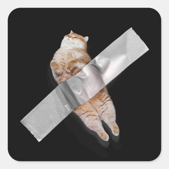 Adesivo Quadrado Sou a melhor banana! (Frente)