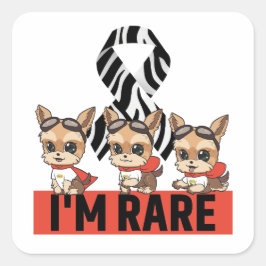 Adesivo Quadrado Sou Rare 3 JJs Sticker