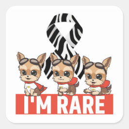 Adesivo Quadrado Sou Rare JJ Sticker