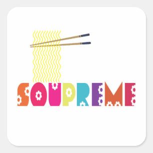 Adesivo Quadrado Soupreme