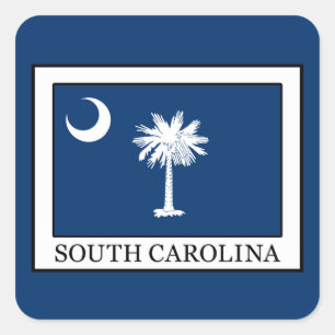 Adesivo Quadrado South Carolina