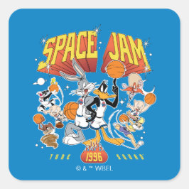Adesivo Quadrado SPACE JAM™ TUNE SQUAD™ 1996 Gráfico