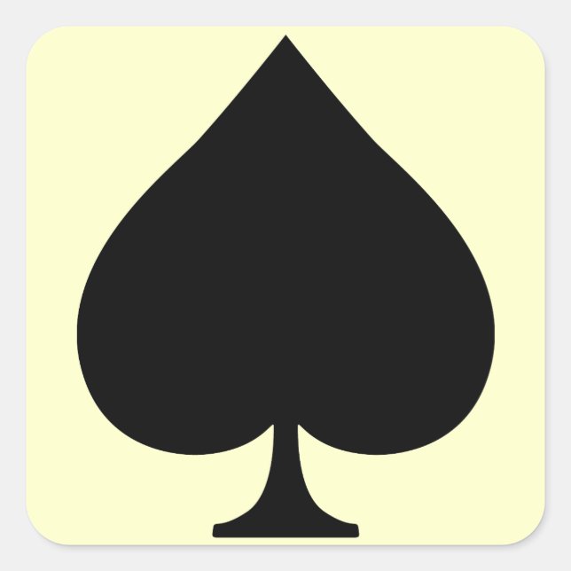 Adesivo Quadrado Spade (Frente)