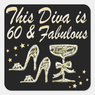 ADESIVO QUADRADO SPARKLING 60º DIVA