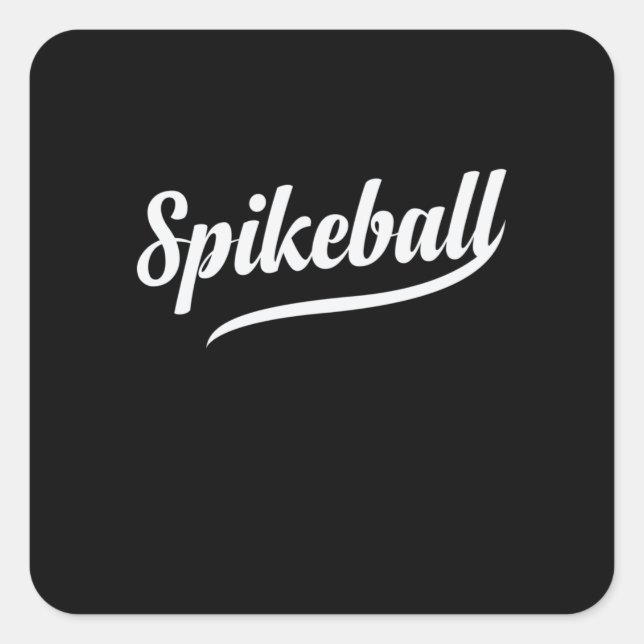 Adesivo Quadrado Spikeball Freizeit Sport Hobby Roundball (Frente)