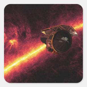 Adesivo Quadrado Spitzer visto contra o céu infravermelho 2