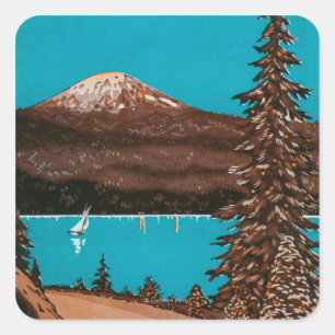 Adesivo Quadrado Spokane Advertising Poster #2Spokane, WA