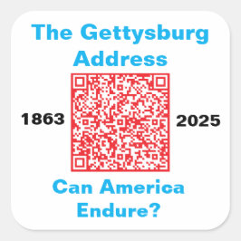 Adesivo Quadrado Square Stickers, sheet of six 3 inch stickeSticker