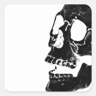 ADESIVO QUADRADO SQUARE STICKERS SKELETON HALLOWEEN DAY OF THE MEAD