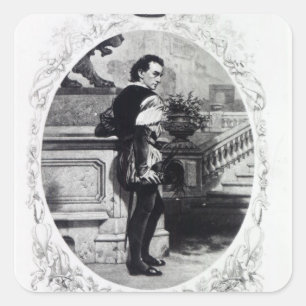 Adesivo Quadrado Sr. Edwin Cabine como Iago