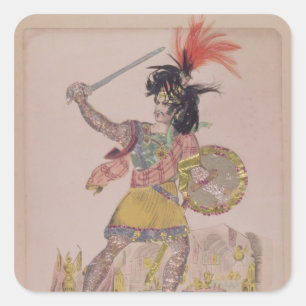 Adesivo Quadrado Sr. Gomersall no papel de Earl Douglas