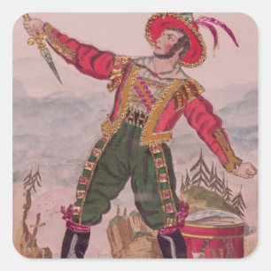 Adesivo Quadrado Sr. Osbaldiston como Andreas Hofer