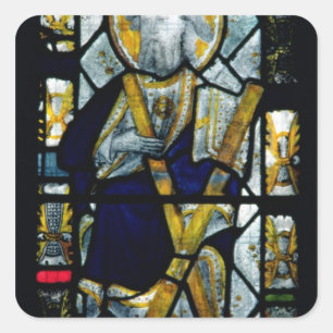 Adesivo Quadrado St Andrew com a cruz de Saltire, britânica