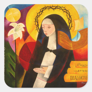 Adesivo Quadrado St. Catherine de Siena 2007