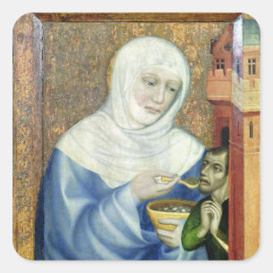 Adesivo Quadrado St. Elizabeth de Hungria