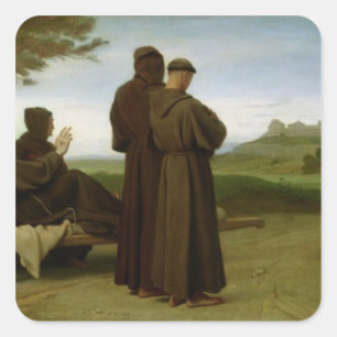 Adesivo Quadrado St Francis de Assisi