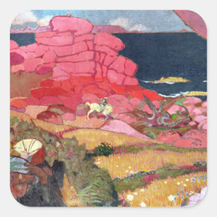 Adesivo Quadrado St George e o dragão