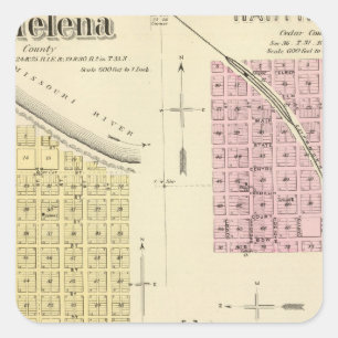 Adesivo Quadrado St Helena, Nebraska