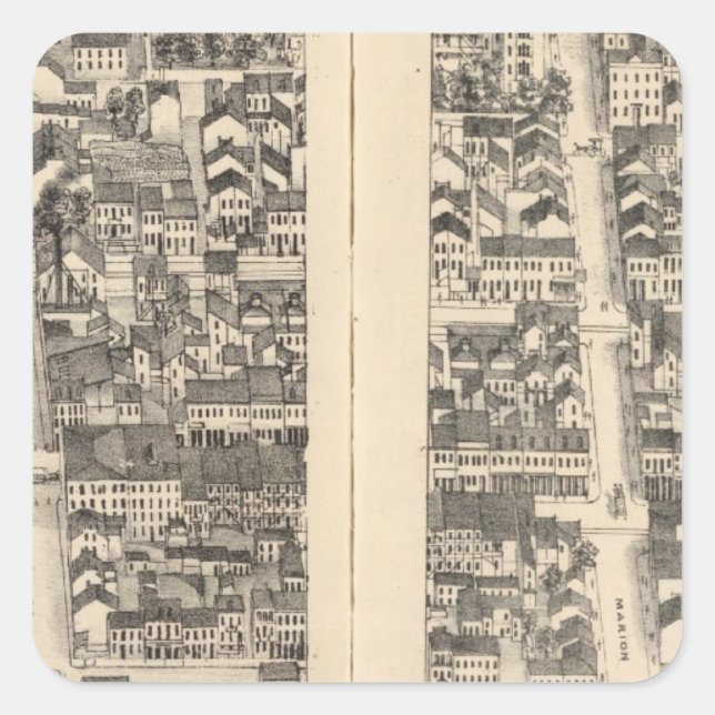 Adesivo Quadrado St Louis, Missouri 12 (Frente)