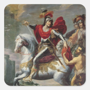 Adesivo Quadrado St Martin que compartilha de seu casaco com o