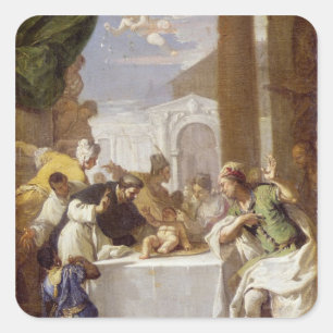 Adesivo Quadrado St. Vincent Ferrer que executa um milagre
