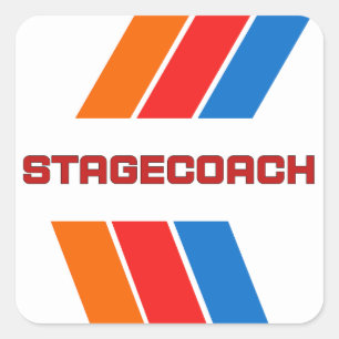 Adesivo Quadrado Stagecoach